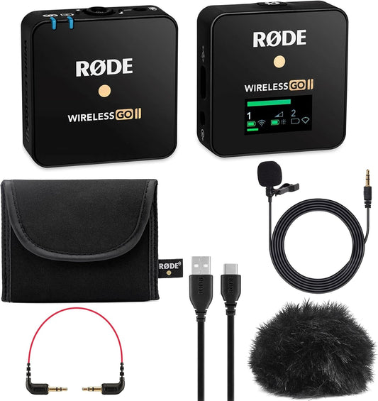 Rode Wireless GO II Compact Microphone System Bundle