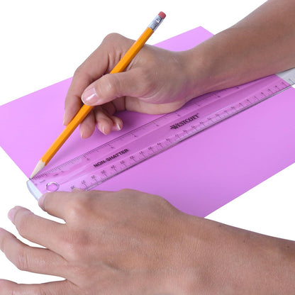 Westcott 13862 12-Inch Flexible Clear Ruler