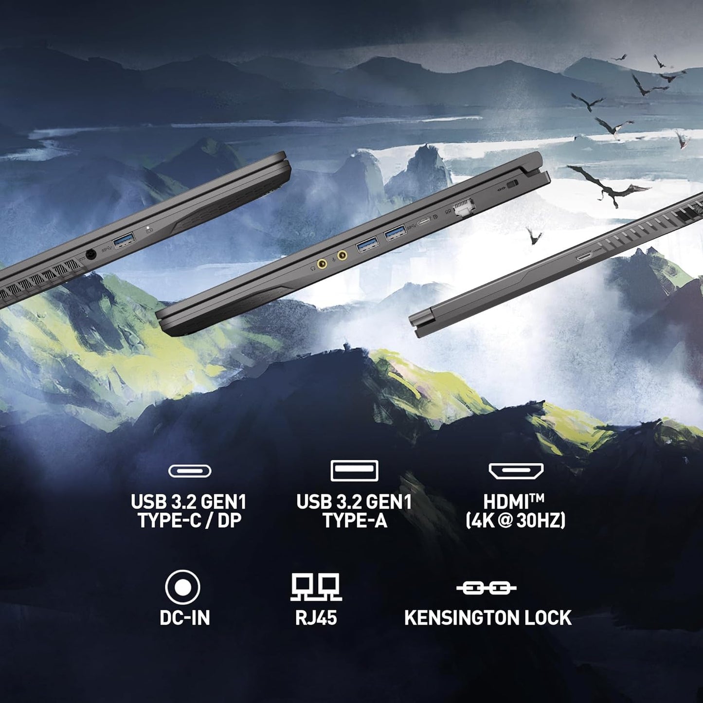 MSI THIN15132678 Thin 15 i7 RTX 4050 Gaming Laptop