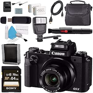 Canon CANG5X1 PowerShot G5X Digital Camera Bundle