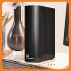 Western Digital WDBWLG0060HBK-NESN 6TB Elements Desktop Hard Drive - USB 3.0