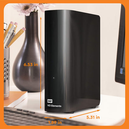 Western Digital WDBWLG0200HBK-NESN 22TB Elements Desktop HDD