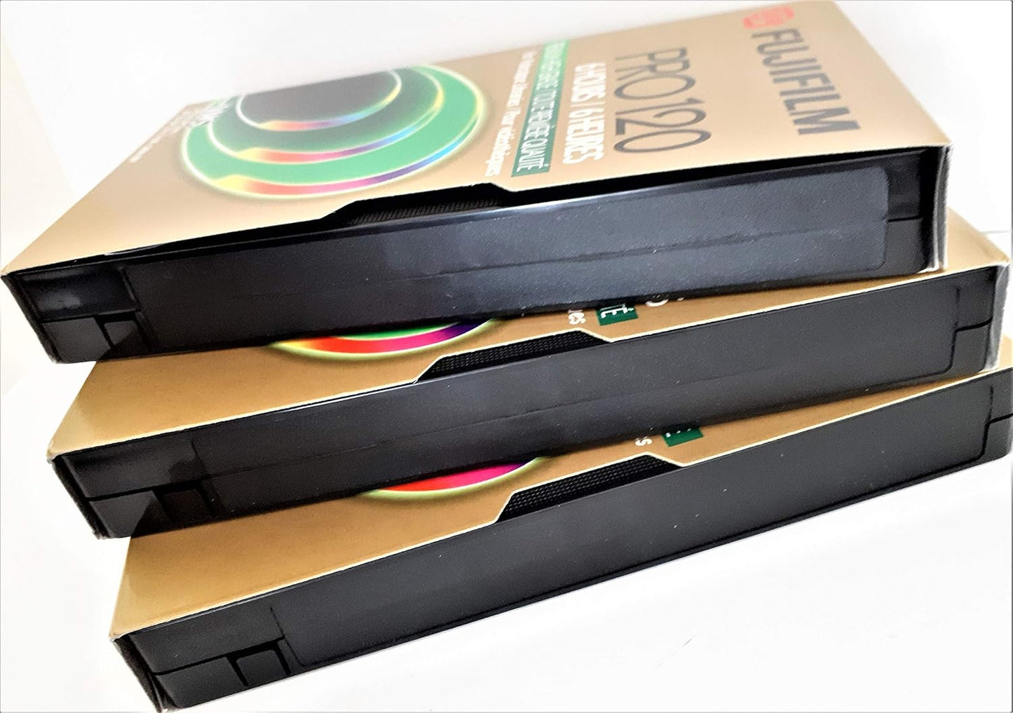 Fujifilm 23022123 PRO T-120 High-Grade VHS Tape 3-Pack