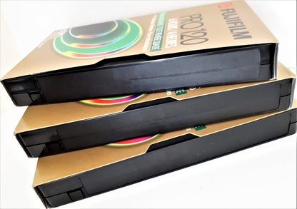 Fujifilm 23022123 PRO T-120 High-Grade VHS Tape 3-Pack