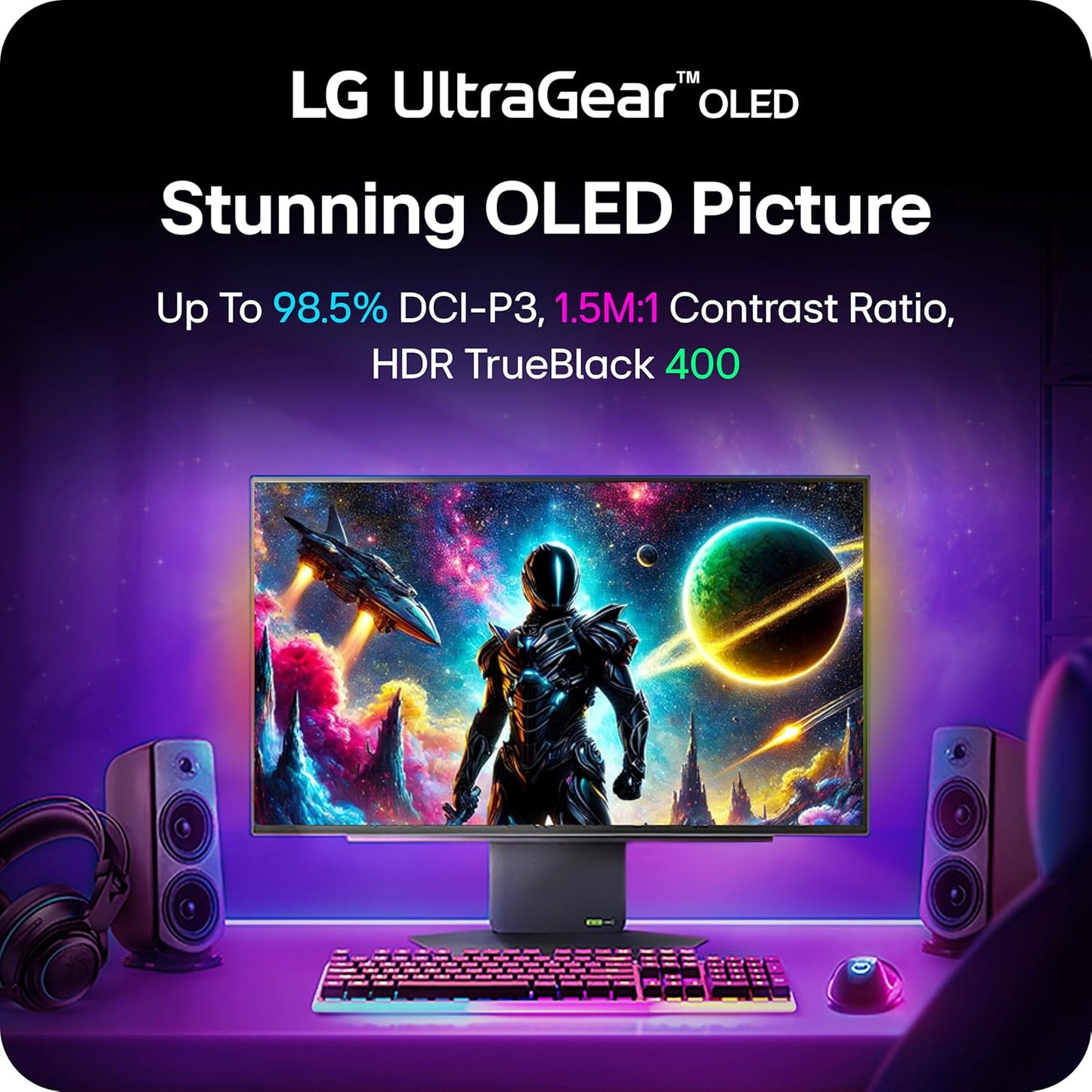 LG 27GX790A-B 27" 480Hz OLED Ultragear Gaming Monitor