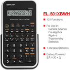 Sharp Sharp.EL-501XBWH Scientific Calculator 10-Digit LCD
