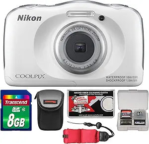 Nikon K-87159-01 Coolpix S33 Waterproof Digital Camera Kit