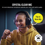 Corsair CA-9011260-AP HS55 Stereo Gaming Headset - Carbon