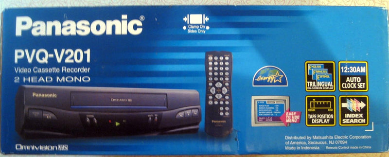 Panasonic LYSB004XQFWT6-ELECTRNCS PVQ-V201 VCR Mono — main product image