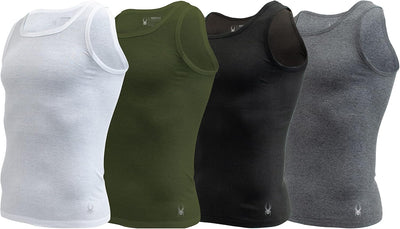 Spyder Pro Cotton Pro Stretch Tank Tops 4-Pack
