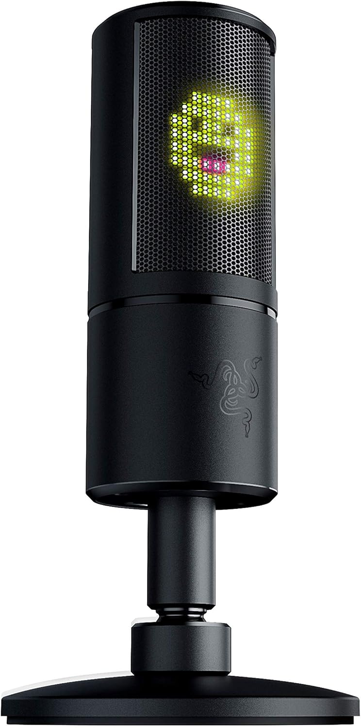 Razer Seiren Emote Streaming Microphone Interactive Renewed