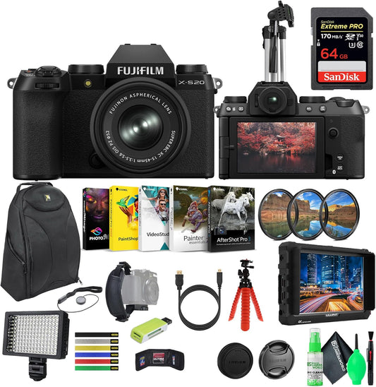 Fujifilm X-S20 15-45mm Vlogging Camera Kit