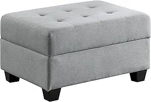 Lexicon 194840129639 Gracelyn Fabric Storage Ottoman — main product image