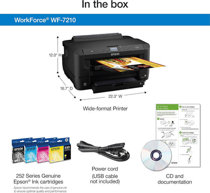 Epson WorkForce WF-7210 Wireless Wide-Format Inkjet Printer
