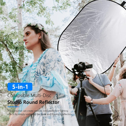 Neewer 10071555 5-in-1 31"x47" Photography Reflector