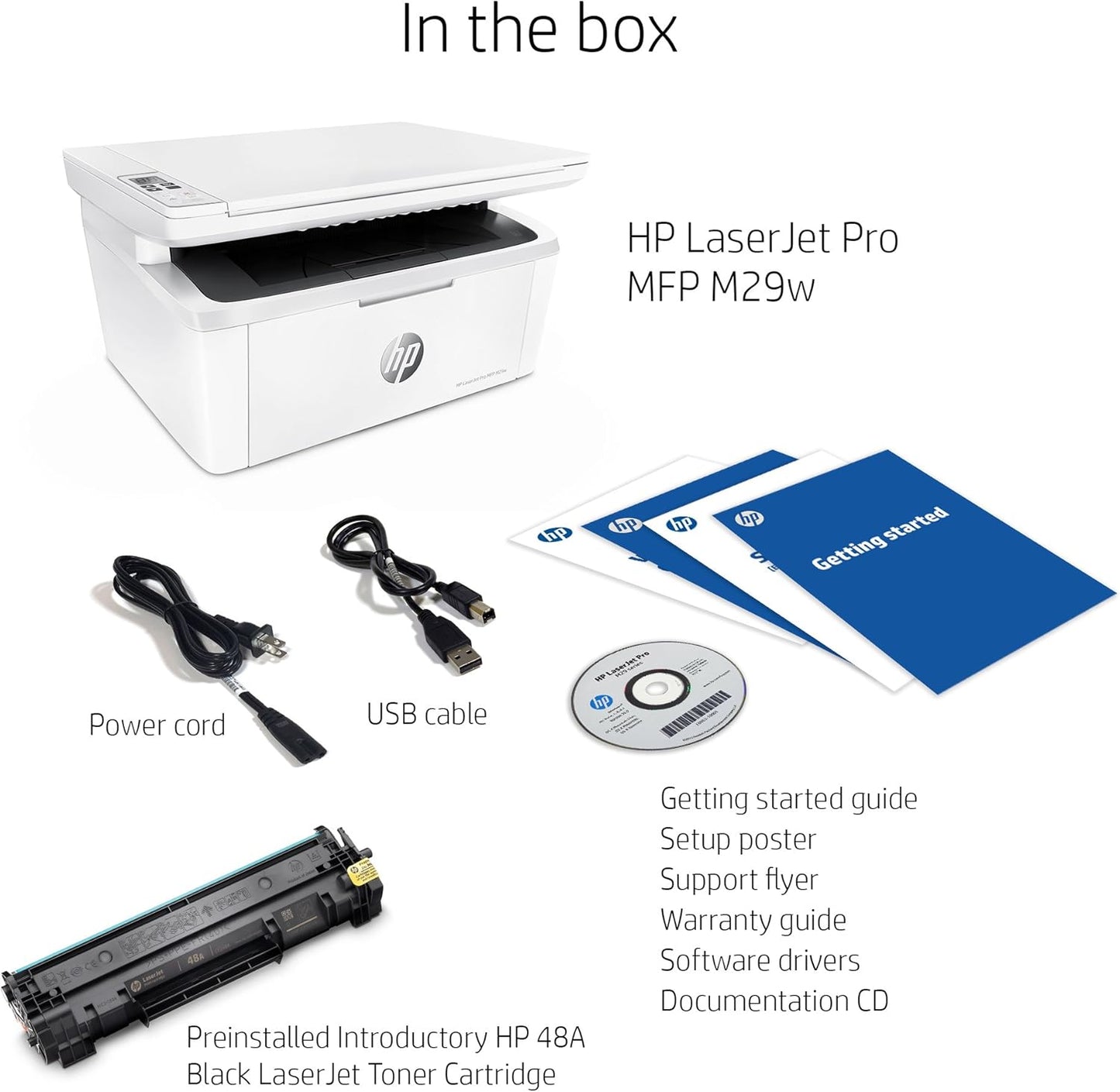 HP Old Version M29w LaserJet Pro Wireless All-in-One Printer