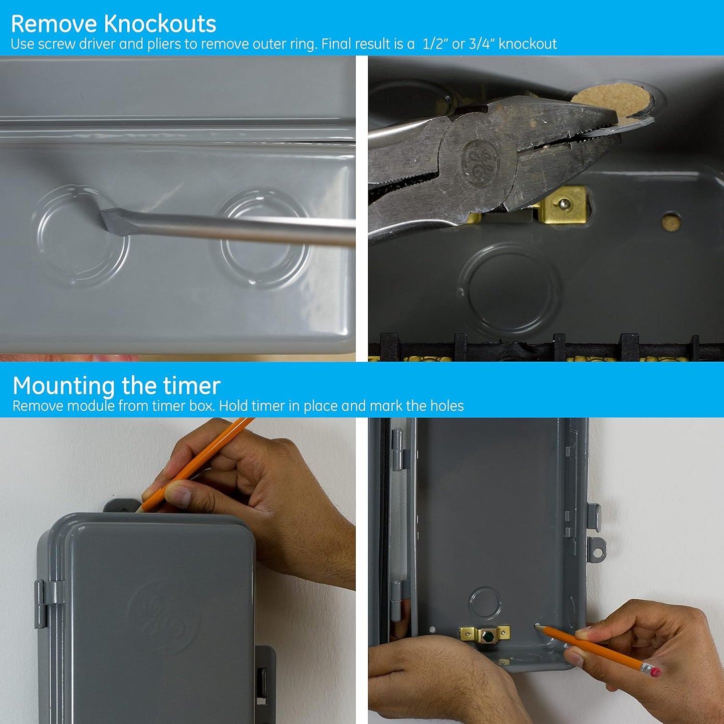 GE 46536 24-Hour Mechanical Pool Timer