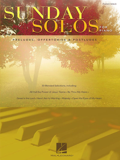 Hal Leonard Sunday Solos Piano Songbook