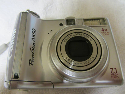 Canon 1775B001 PowerShot A550 7.1MP Digital Camera