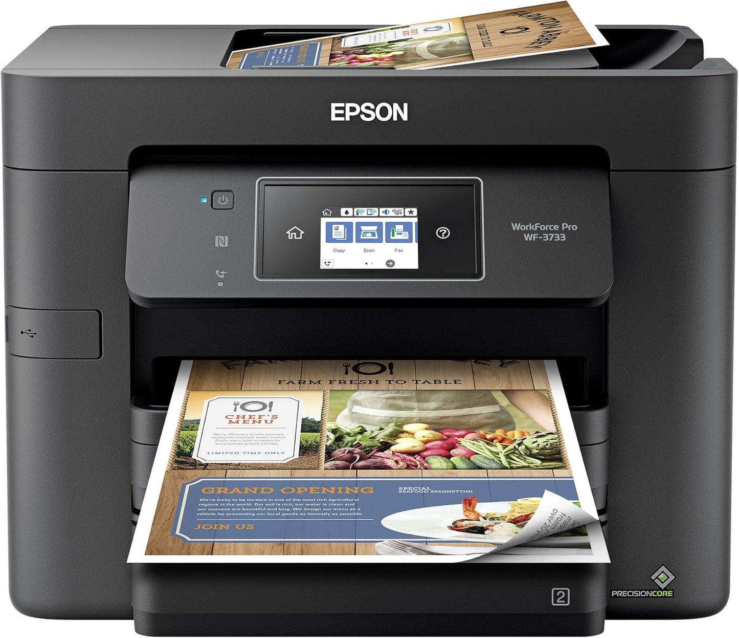 Epson WF-3733 WorkForce Pro Wireless Inkjet Printer