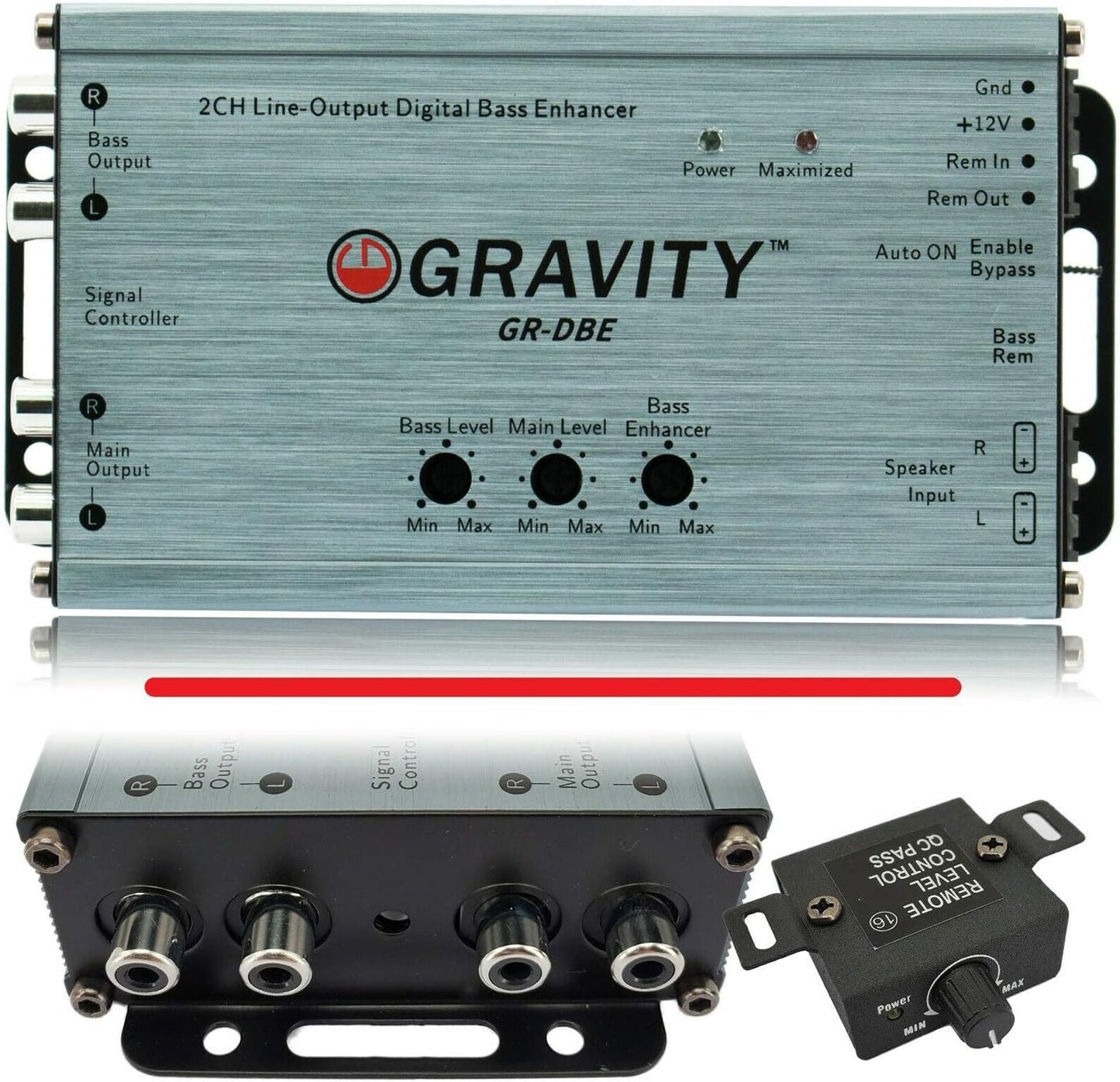 Gravity GR-DBE 2-Channel Line-Output Converter Bass Enhancer