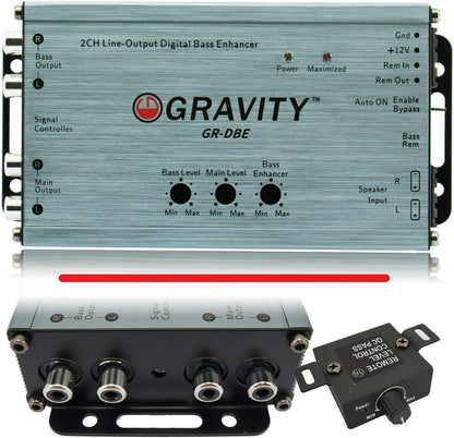 Gravity GR-DBE 2-Channel Line-Output Converter Bass Enhancer