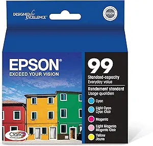 Epson T099920-S Claria Hi-Definition Ink 5-Color Combo Pack