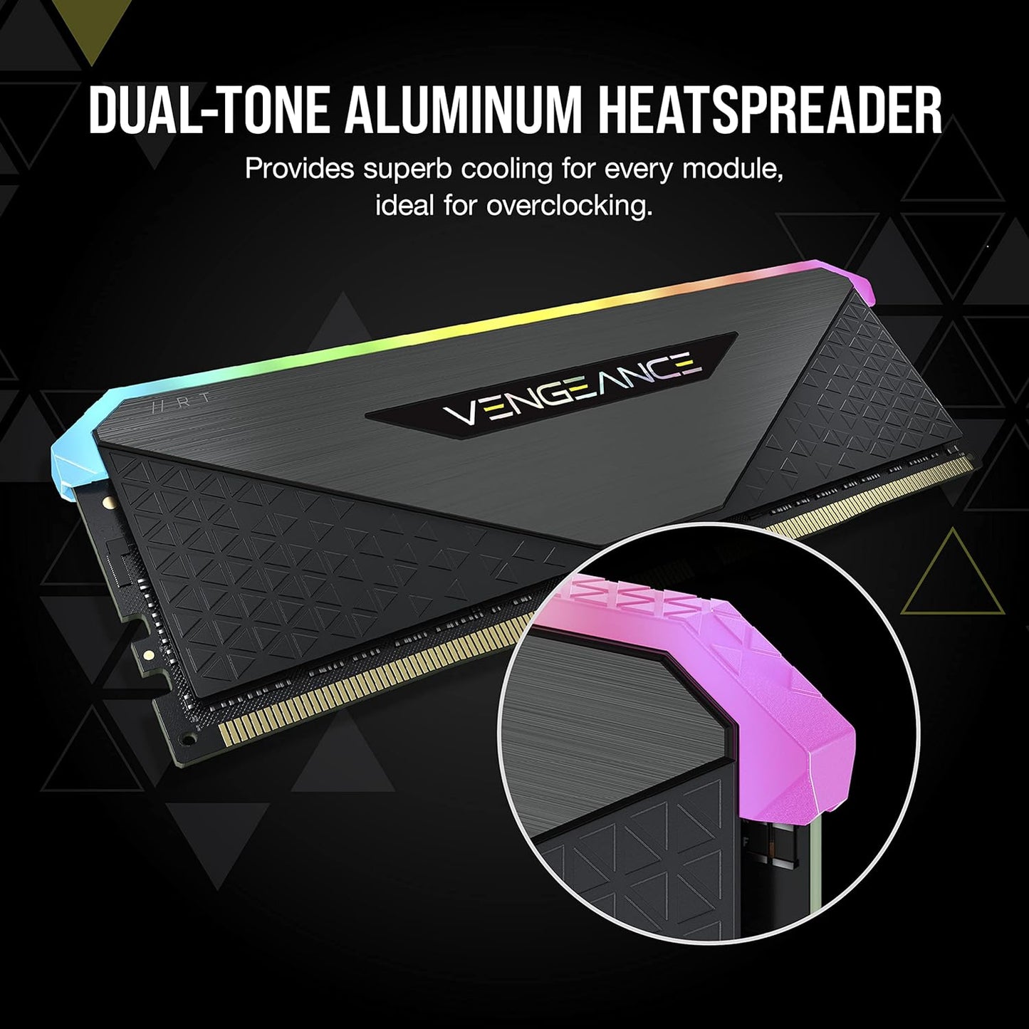 Corsair CMN32GX4M2Z4600C18 Vengeance RGB RT 32GB DDR4 Memory