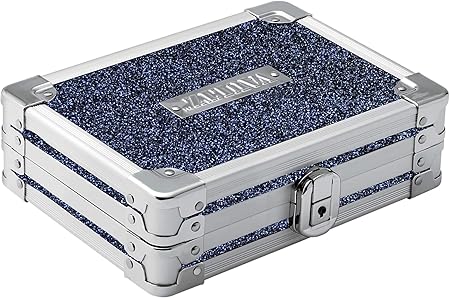 Vaultz VZ01108 Locking Mini Gadget Box - Blue Bling