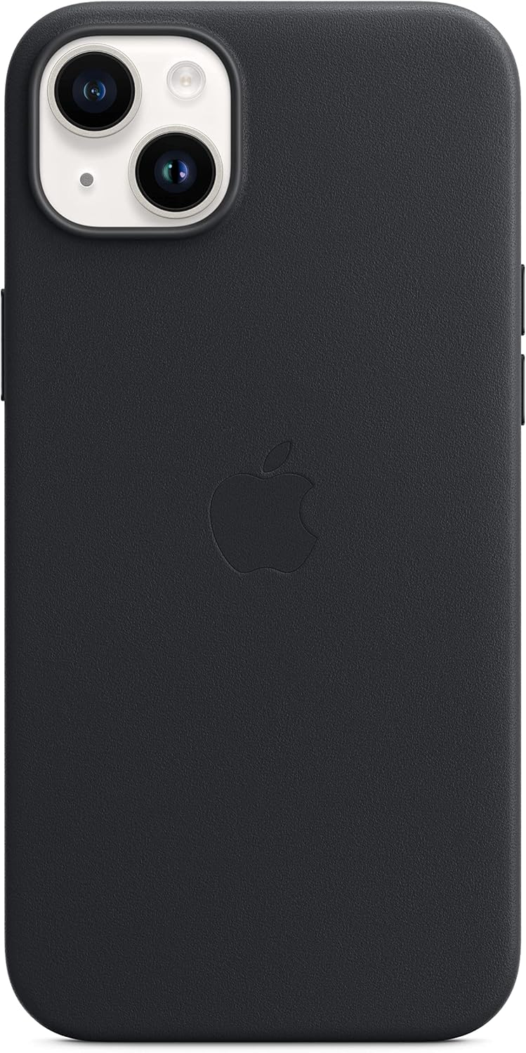 Apple iPhone 14 Plus Midnight Leather MagSafe Case