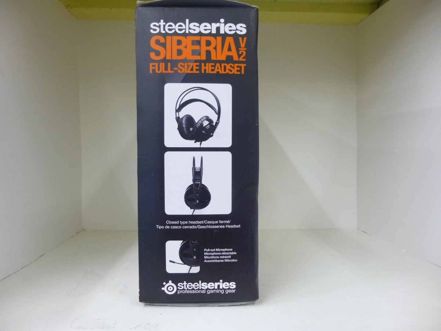 SteelSeries Siberia v2 Gaming Headset - Full-Size, Black, Comfortable