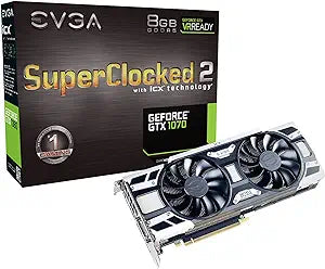 EVGA 08G-P4-6573-KR GeForce GTX 1070 SC2 Gaming 8GB