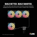 Corsair CO-9051050-WW iCUE Link LX120-R RGB Reverse Fans 3-Pack