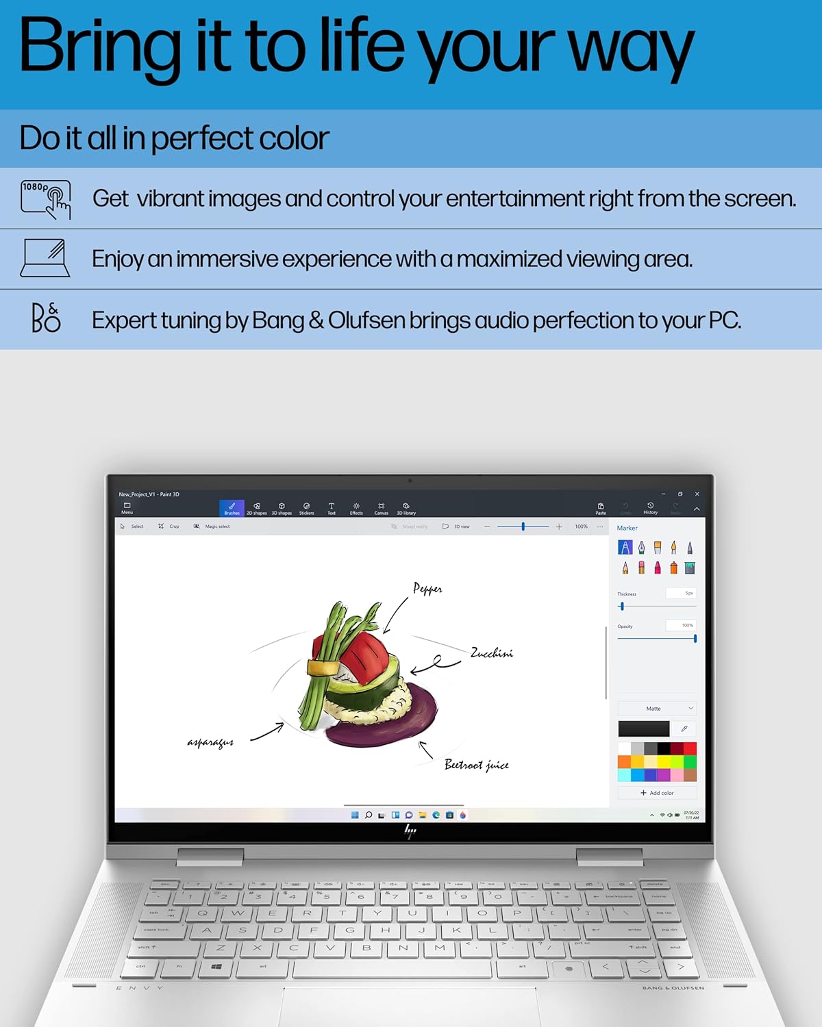 HP 68U51UA#ABA ENVY x360 15.6" FHD Touchscreen Laptop