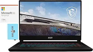 MSI Stealth15M12040-3617-221291 RTX 3060 Gaming Laptop Bundle