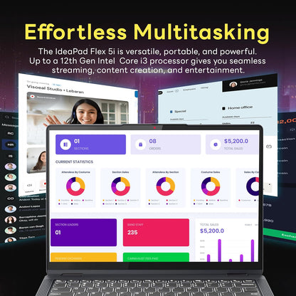 Lenovo Lenovo Flex 5i IdeaPad Flex 5i: i3-1215U, 416GB Storage, Touchscreen Laptop