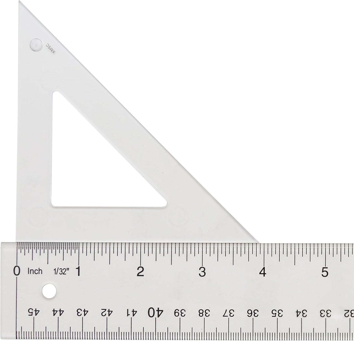 Westcott S450-4 Styrene Triangle 4-inch 45/90 Degree