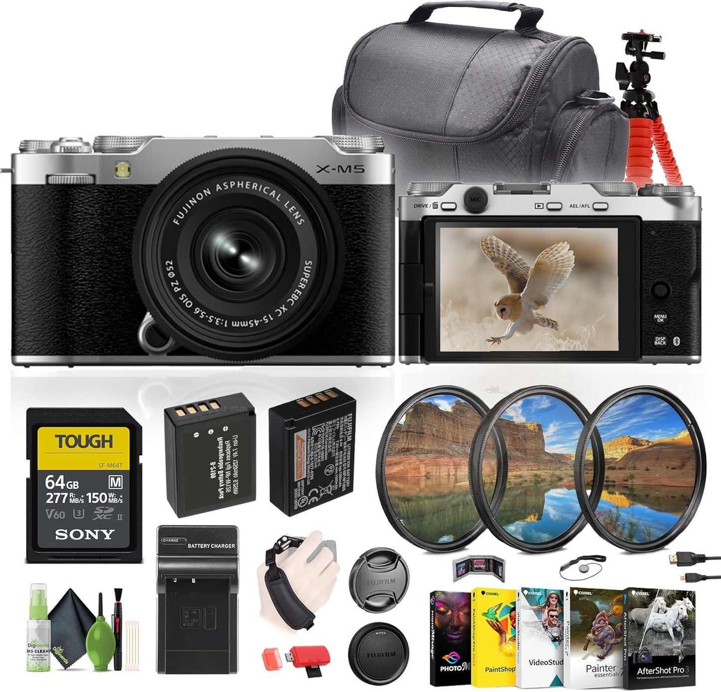 Fujifilm 16900771 X-M5 Mirrorless Digital Camera Kit