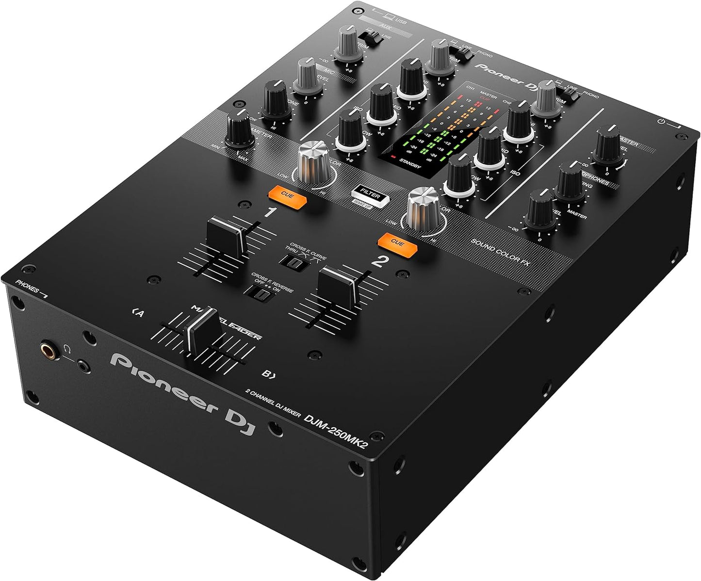 Pioneer DJ DJM250MK2 2-Channel DJ Mixer with Interface