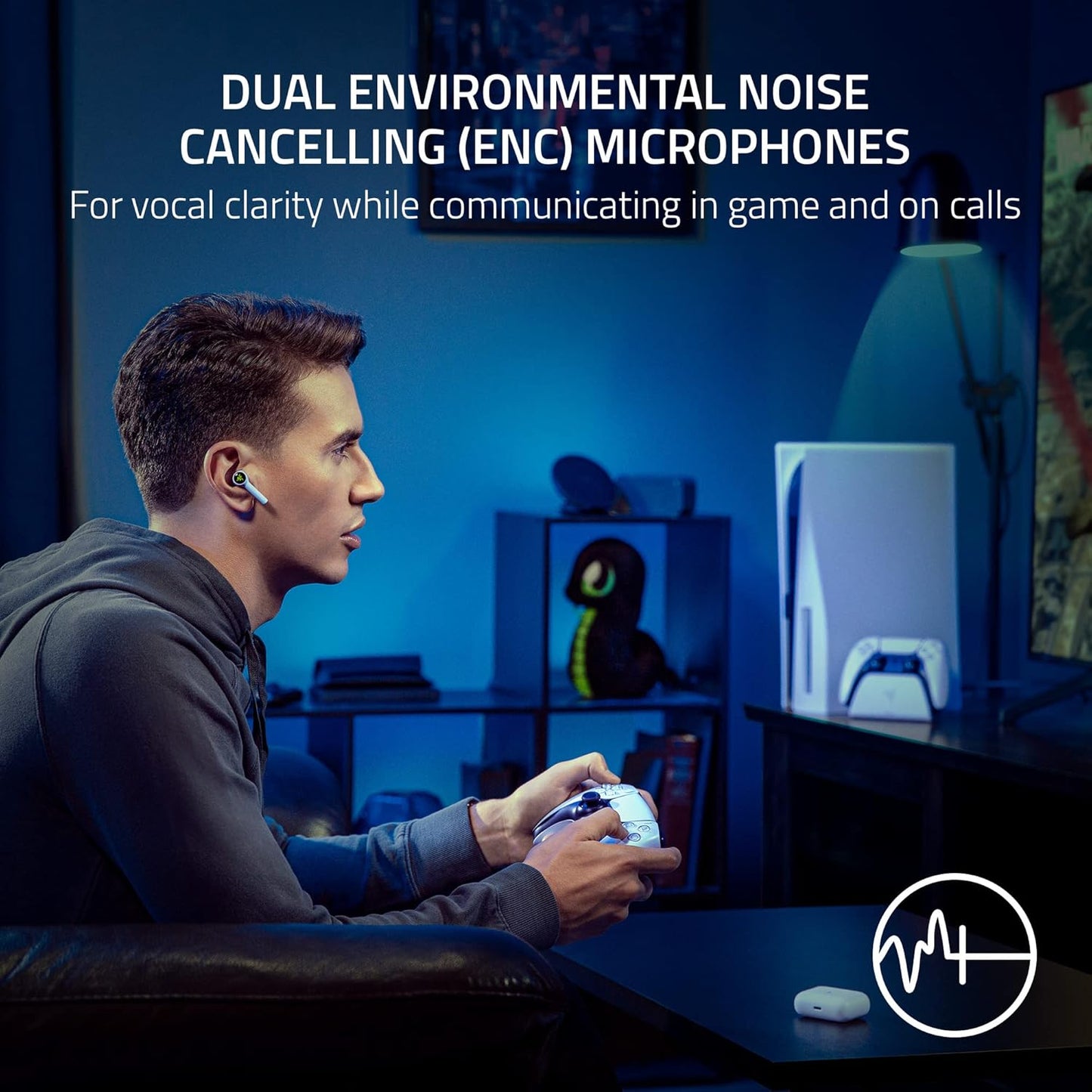 Razer RZ12-03820300-R3U1 Hammerhead HyperSpeed Wireless Earbuds