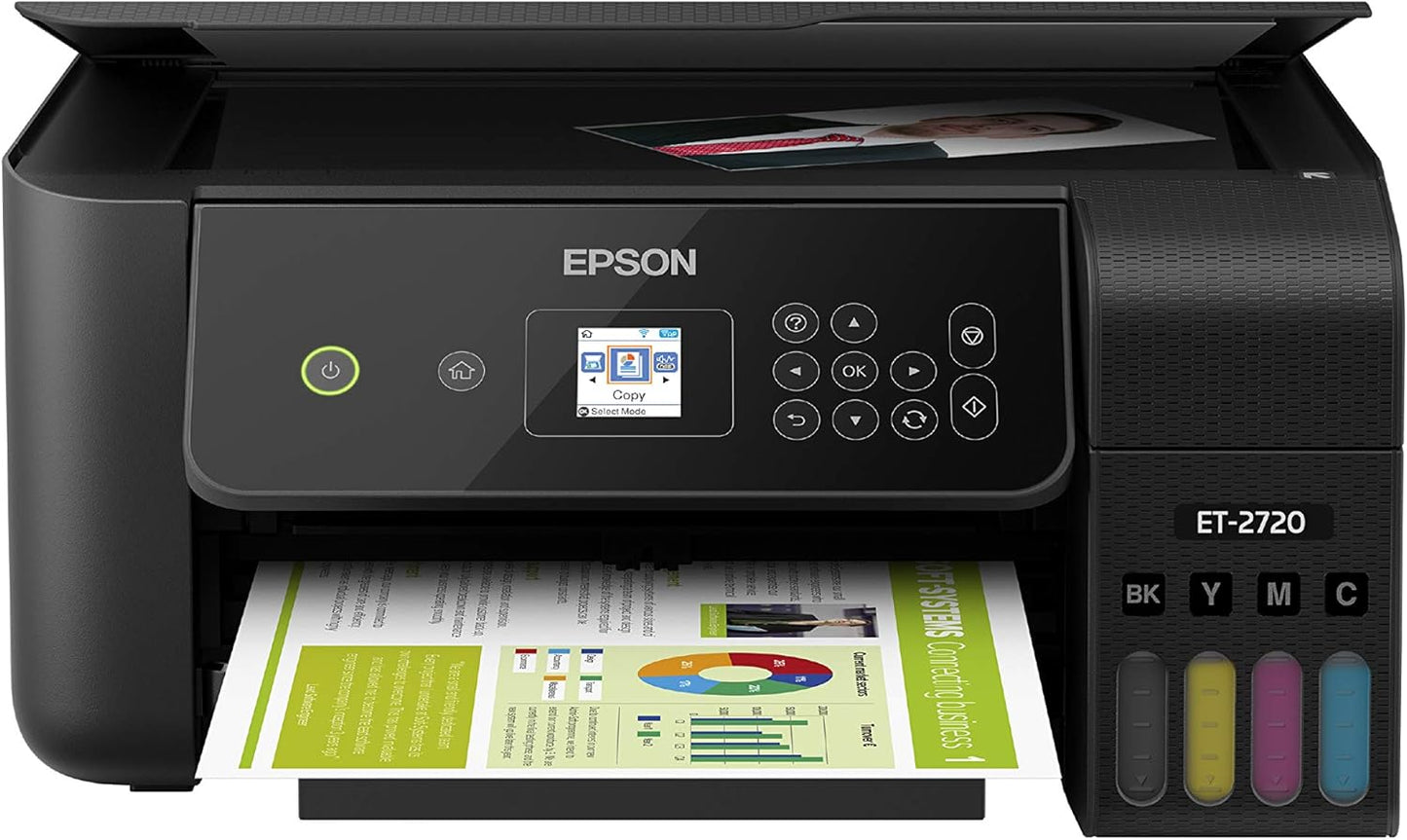Epson EcoTank ET-2720 Wireless All-in-One Printer (Renewed)
