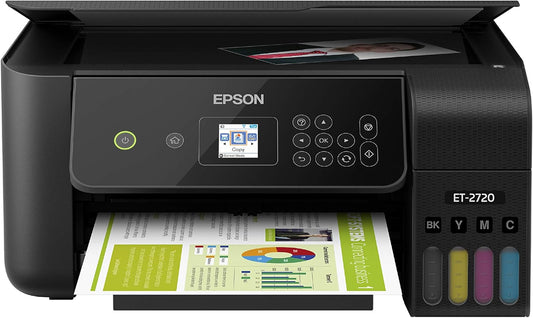 Epson EcoTank ET-2720 Wireless All-in-One Printer (Renewed)