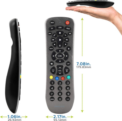 Philips SRP9263C/27 3-Device Universal Remote Graphite