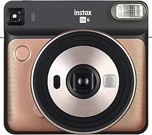 Fujifilm Instax Square SQ6 - Instant Camera - Blush Gold (Renewed)