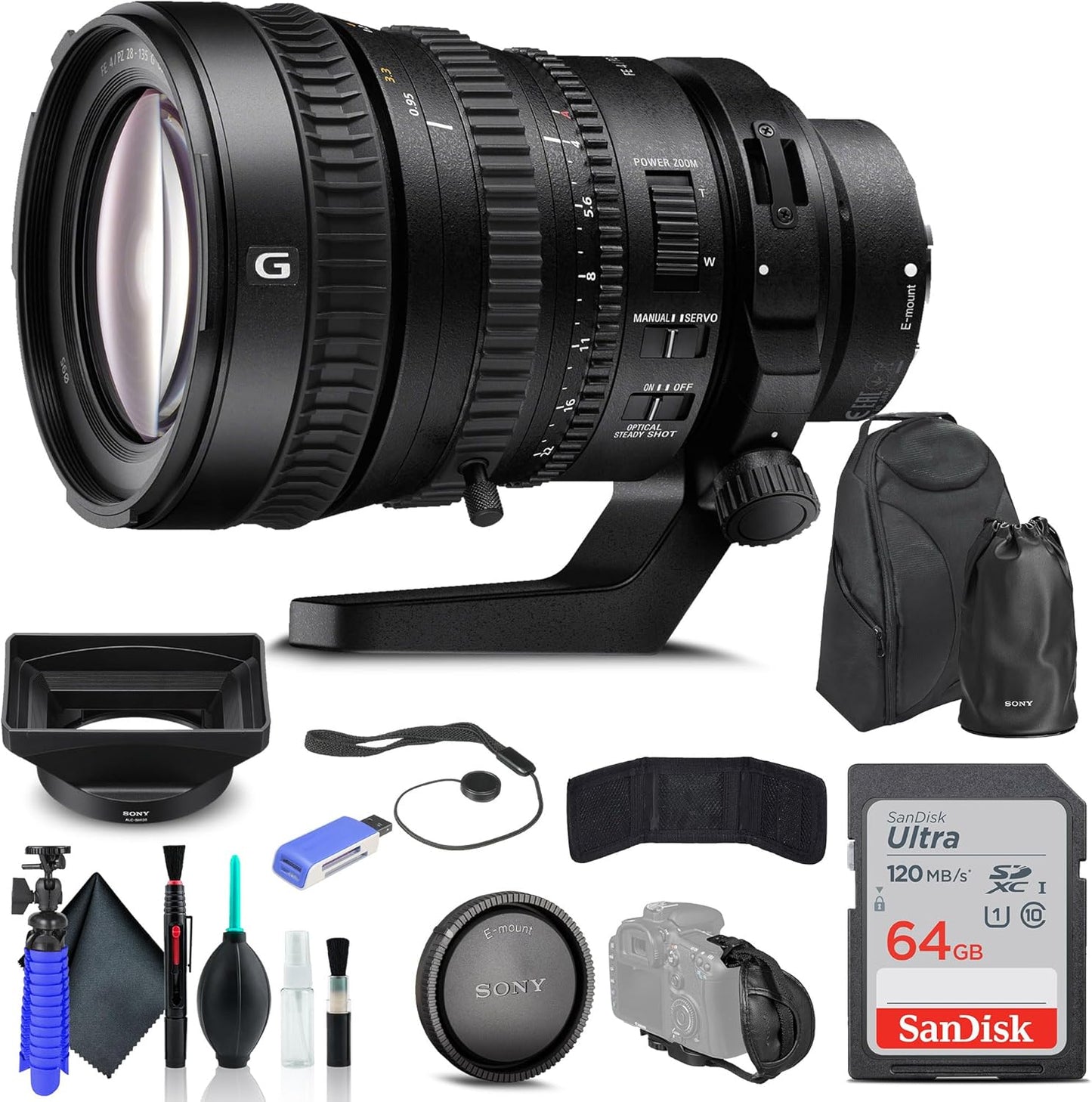 Sony SELP28135G FE PZ 28-135mm Lens Kit