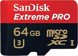 SanDisk SDSDQXP-064G-A46A Extreme Pro 64GB MicroSD Card — main product image