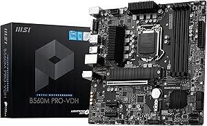 MSI 7D18-002R B560M PRO-VDH Micro-ATX Motherboard