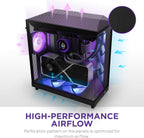 NZXT CC-H61FB-R1 H6 Flow RGB Airflow Mid-Tower Case