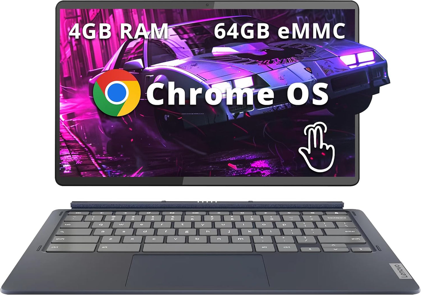 Lenovo IdeaPad Duet 5 Chromebook FHD 2-in-1 Renewed