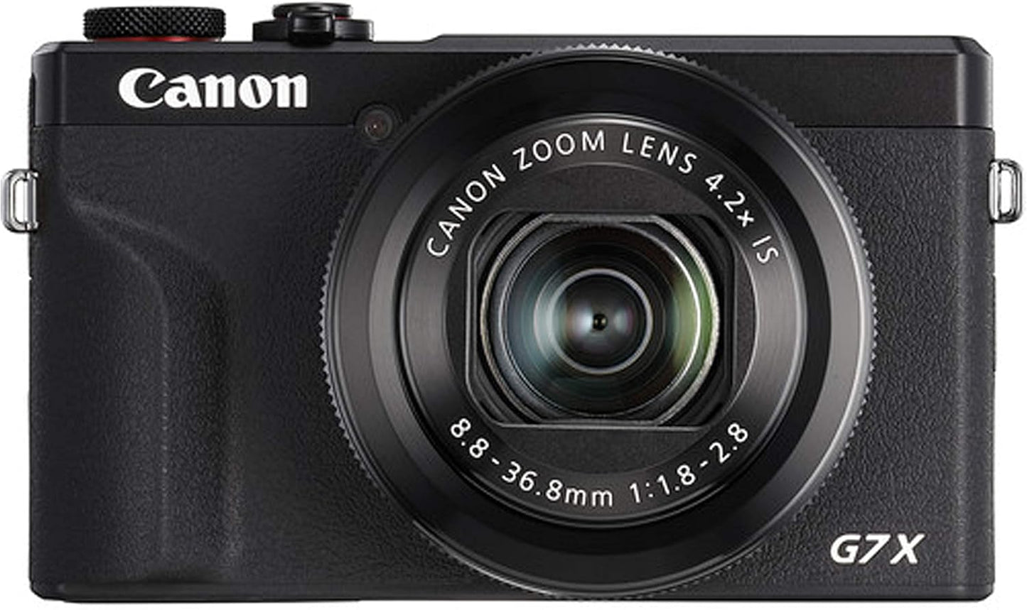 Canon PowerShot G7X Mark III Vlogging Bundle (Renewed)